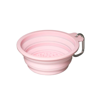 PetDreamHouse Sammenleggbar Turslikkematte skål for hund- Rosa🩷