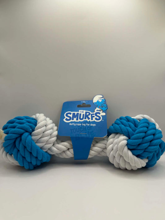 Hundeleke Hefty Smurf Håndvekt i Tau 30cm